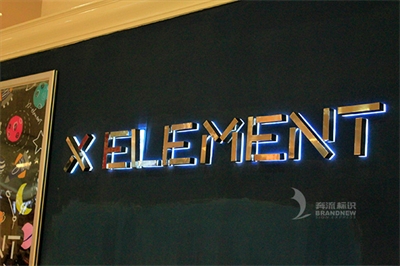 背景墻發光字的隱患